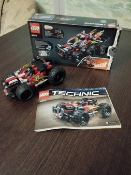 LEGO Technic 42073 czerwona wyścigówka 