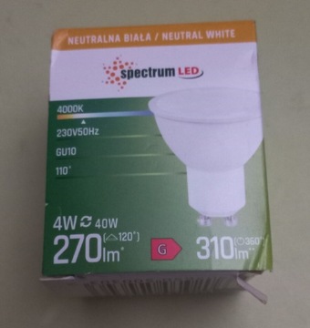 Lampa LED Neutralna biała 4W