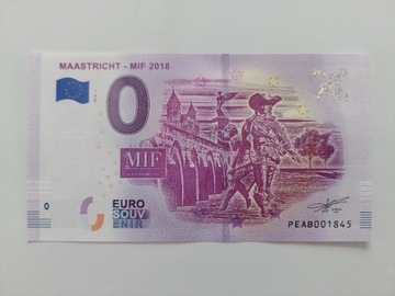 Banknot 0 Euro Maastricht - MIF 2018