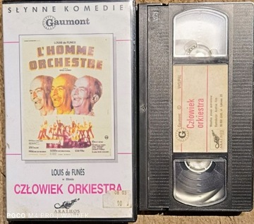 Człowiek  orkiestra Louis de Funes Vhs