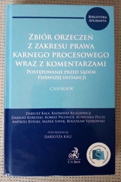 Zbiór orzeczeń z zakresu prawa karnego procesowego