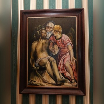 Obraz olejny Zdjęcie Jezusa z Krzyża / Na prezent