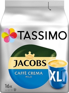 Kapsułki Tassimo Jacobs Crema Mild 16 szt. DE 