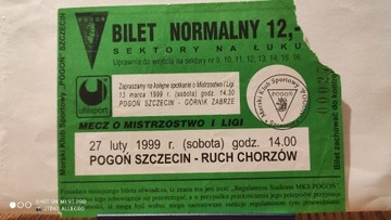 Pogoń Szczecin - Ruch Chorzów 1999