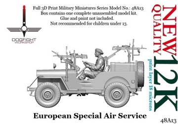 Jeep S.A.S  ETO 1/48 Dogfight Workshop 48A13 3D