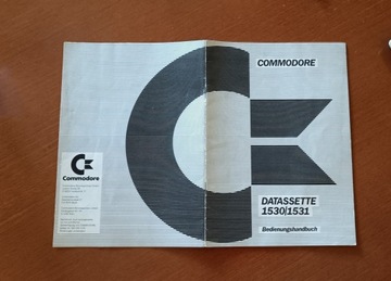 Instrukcja obsługi magnetofon Commodore 1530 1531