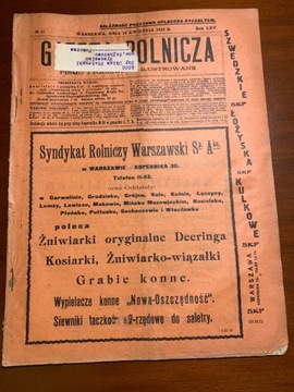 Gazeta Rolnicza  No 17.  1925 r