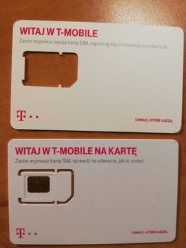 2 Karty T-mobile 