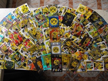 Karty piłkarskie BVB PANINI i inne, zestaw100 kart