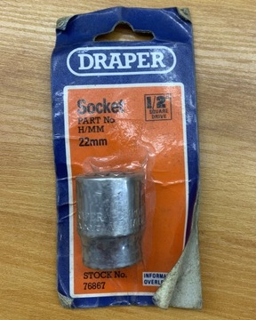 Draper Expert Nasadka 22mm typ H 1/2 Made in Japan