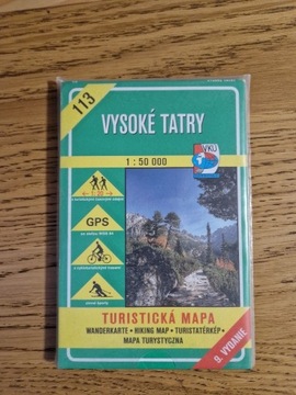 VYSOKE TATRY MAPA TURYSTYCZNA