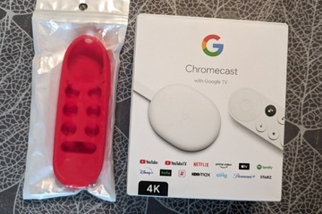 Google Chromecast 4.0 4K GZRNL zestaw