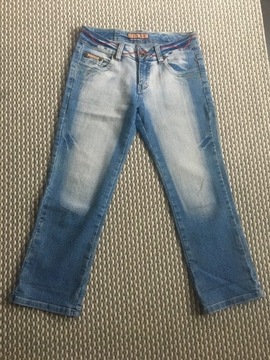 CHL Jeans spodnie dżinsy damskie 3/4 rozmiar 36