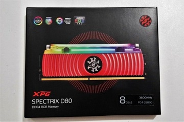 Pamięć RAM; XPG Spectrix 16GB KIT, 3000-5000MHz OC