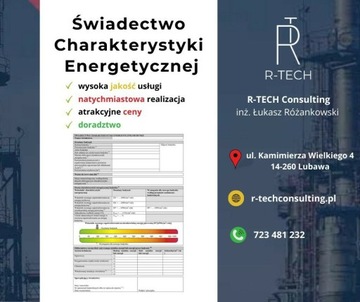 Świadectwo charakterystyki energetycznej 