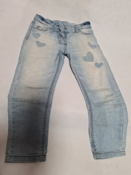 Spodnie jeansowe dziewczęce r.104 