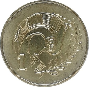 Cypr 1 cent 1985, KM#53.2