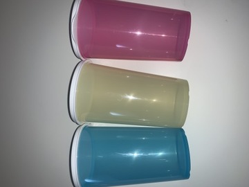 Tupperware ECO+ KUBKI 3X330 ml KOLEKCJA VINTAGE