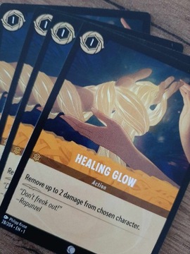 Lorcana 4x Healing Glow TFC