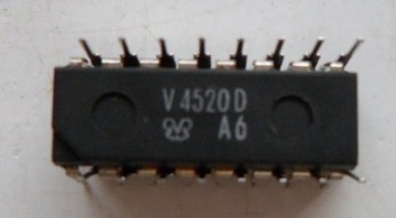 V4520D = CD4520  licznik binarny  RFT  DDR