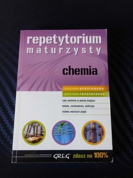 Repetytorium maturzysty z chemii rozszerzony greg