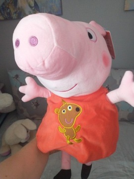 Duża maskotka świnka Peppa nowa 46 cm