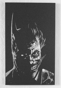 Batman Joker Obraz ręcznie rzeźbiony... Grawer