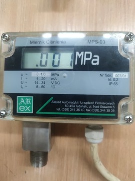 Miernik ciśnienia MPS-03 0-1,6MPa 4-20mA 