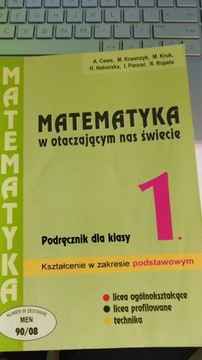 Matematyka w otaczającym nas świecie 1 Podręcznik 