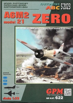 GPM 5 2023 A6M0 ZERO model 1:33 modelarz