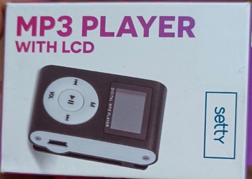 Odtwarzacz MP3 z lcd plus słuchawki 
