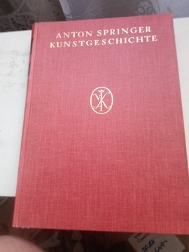 ANTON SPRINGER KUNSTGESCHICHTE 1923