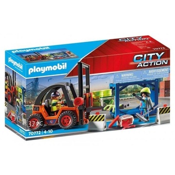 Playmobil 70772 Wózek widłowy z ładunkiem