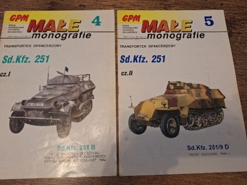 Małe monografie SD KFZ 251 cz1 i cz2