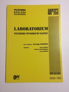 red. Skubis LABORATORIUM TECHNIKI WYSOKICH NAPIĘĆ 