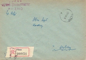 Pilzno (Dębica) - Koperty listów pol.1965