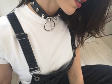 OBróżka BDSM Harness na szyję z choker