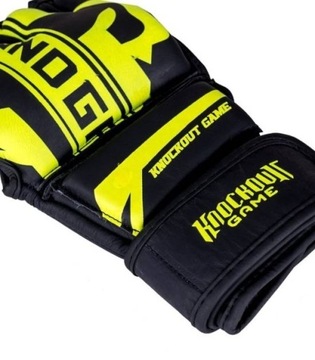 RĘKAWICE MMA STRIPE NEON