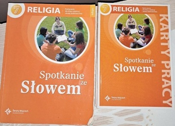 Książka do religii 7 klasa " Spotkanie ze slowem"