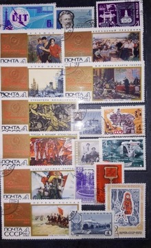 ZSRR. Znaczki kasowane 160 szt.