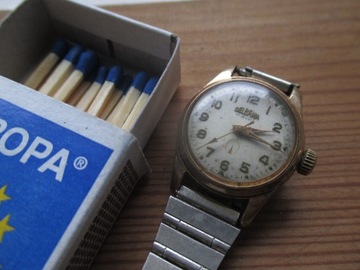 Szwajcarski zegarek vintage Delbana lata 60-e XX w damski