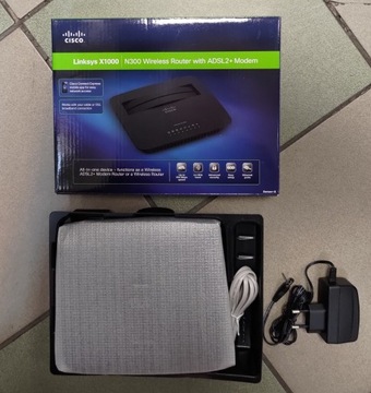 Router ADSL Linksys X1000 802.11b/g/n/ 300Mb/s