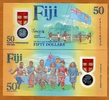 Fidżi 50 dolarów 2020 UNC