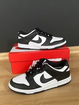 Buty damskie Nike dunk low White black panda Gs 