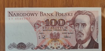 ZESTAW BANKNOTÓW PRL 100zł- 11szt/181.50zł/