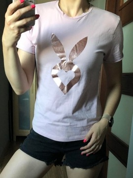 Cardio Bunny koszulka t-shirt S róż