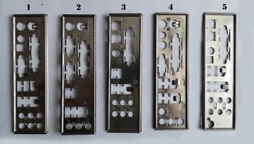 Blaszki i maskownice portów do płyt głównych 12 sz