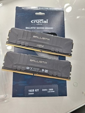 Crucial Ballistix 16GB (2x8GB) 3600MHz CL16 DDR4