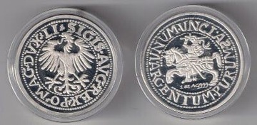 Półgrosz Litewski 1oz-srebrna moneta/medal 