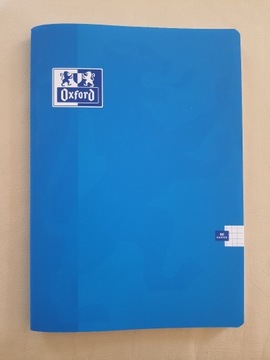 zeszyt Oxford kratka niebieski 80 kartek A4